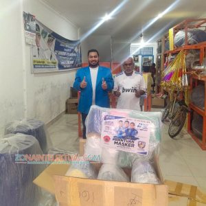KNPI Labuhanbatu Terima Bantuan Ini