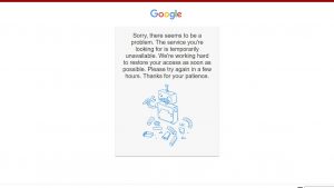 Google down