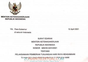 Pemberian THR 2021 Bagi Buruh