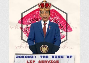 BEM UI "Jokowi: King Of Lip Service"