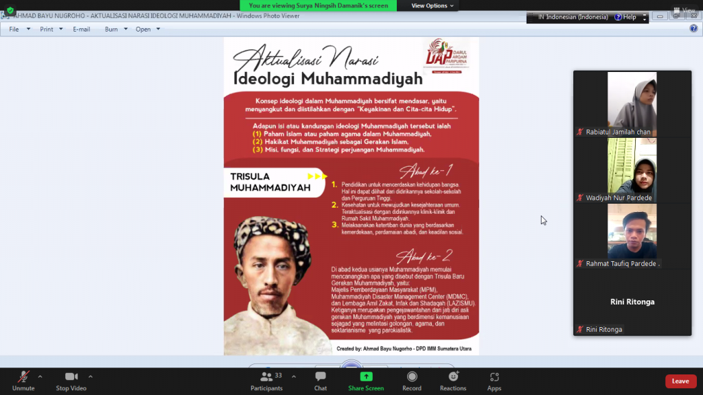 IMM Ahmad Dahlan IAIN PSP IMM Ahmad Dahlan IAIN PSP