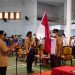 Kamabicab H.M Ja'far Sukhairi Nasution saat mengucapkan Ikrar Pramuka
