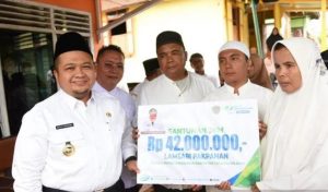 Bupati Dolly Serahkan Santunan JKM BPJS