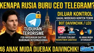 Mengapa Alasan Rusia Buru CEO Telegram Pavel Durov: Tuduhan Terorisme dan Konflik Panjang