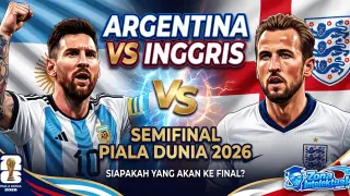 Argentina vs Inggris di Semifinal Piala Dunia 2026: Duel Klasik yang Mengguncang Dunia!