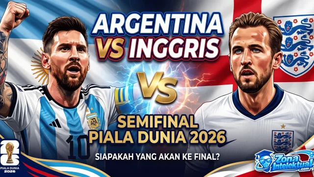 Argentina vs Inggris di Semifinal Piala Dunia 2026: Duel Klasik yang Mengguncang Dunia!
