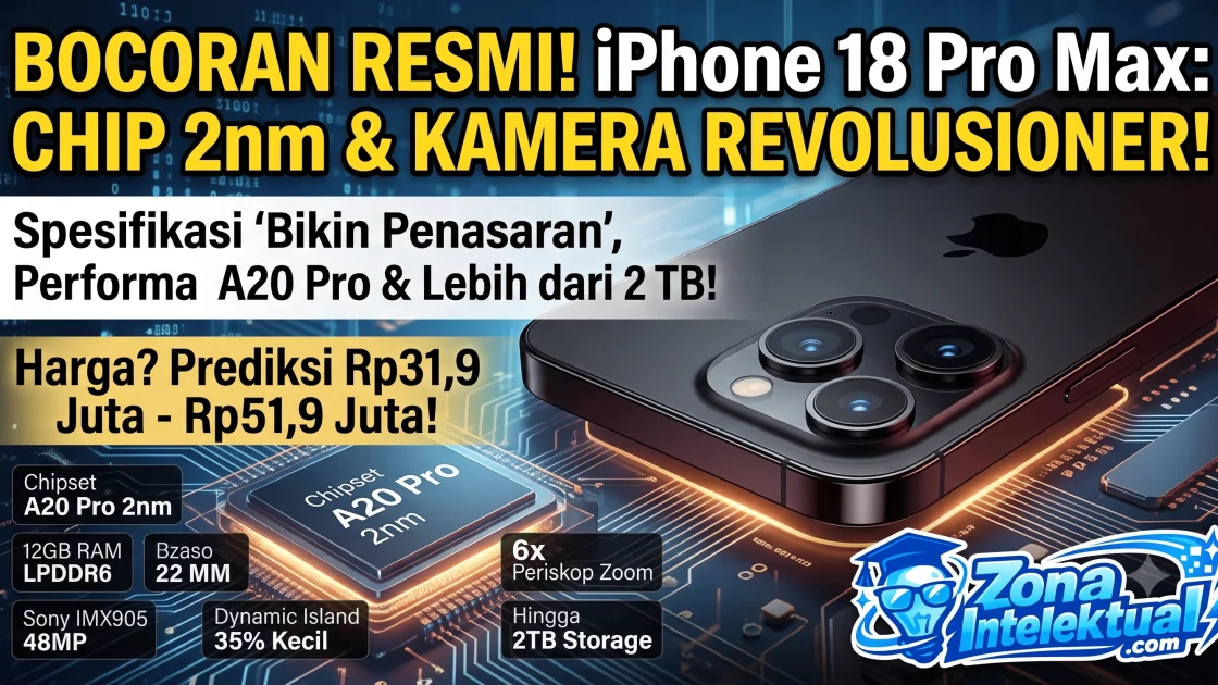 bocoran spesifikasi iphone 18 pro max