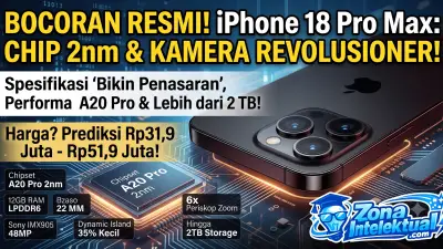 Terungkap! Bocoran Spesifikasi Apple iPhone 18 Pro Max yang Bikin Kamu Penasaran