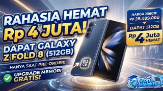Strategi Jitu: Cara Dapat Samsung Galaxy Z Fold 8 512 GB Lebih Murah Rp 4 Juta
