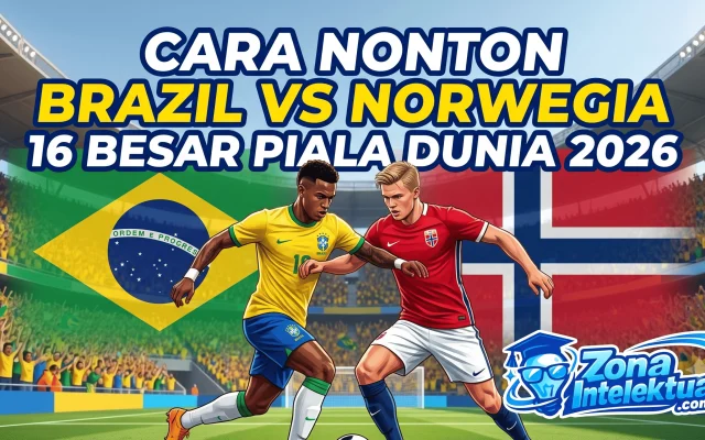 cara nonton brazil vs norwegia