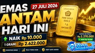 Harga Emas Antam Hari Ini Kembali Melesat, Apa Artinya Buat Kamu?