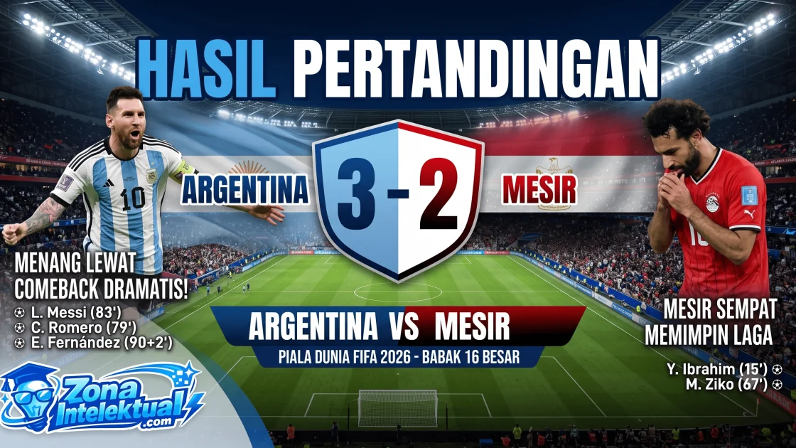 hasil argentina vs mesir piala dunia 2026