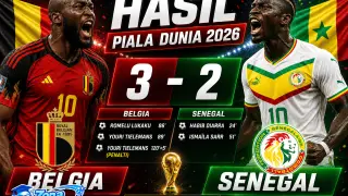 Belgia vs Senegal 3-2: Comeback Epik di Extra Time Piala Dunia 2026