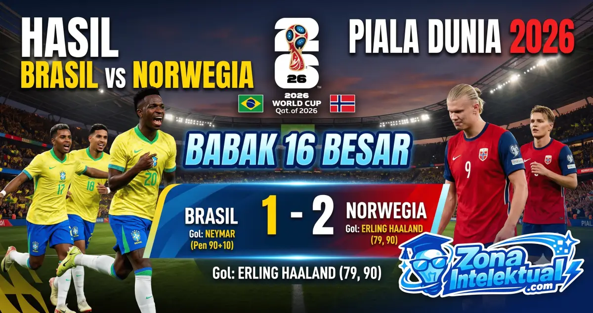 Drama Piala Dunia 2026: Haaland Antar Norwegia Kalahkan Brasil dan Ukir Sejarah!