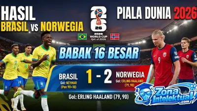Drama Piala Dunia 2026: Haaland Antar Norwegia Kalahkan Brasil dan Ukir Sejarah!