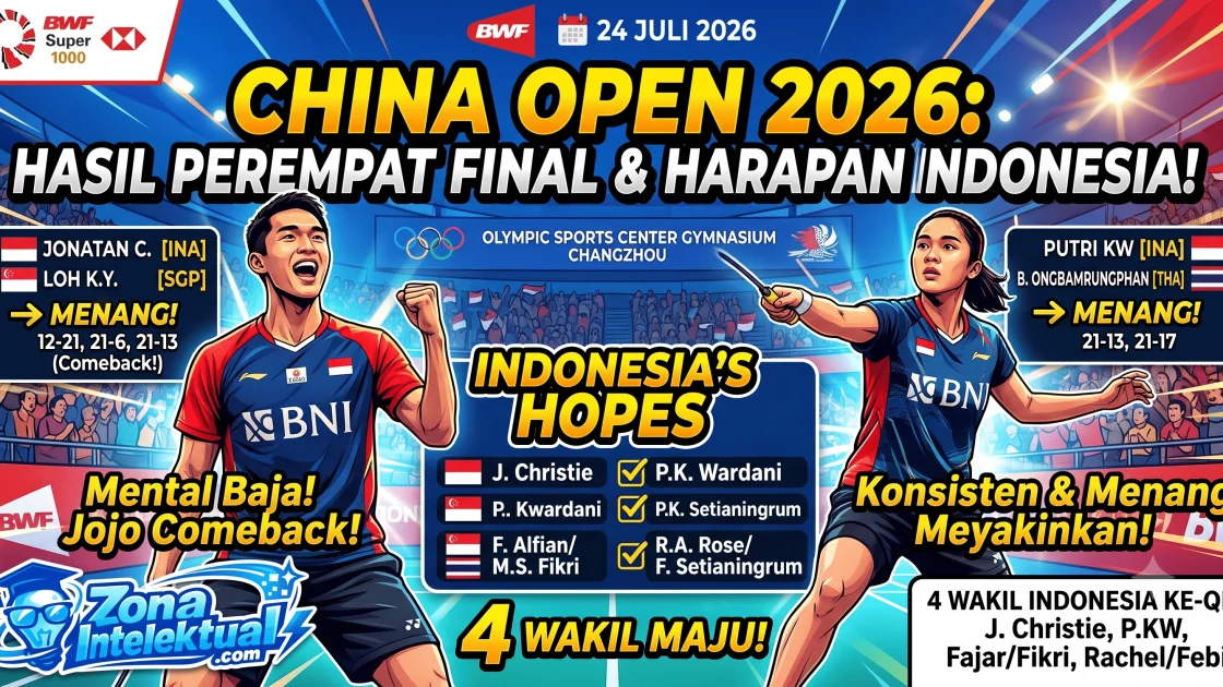 Hasil China Open 2026