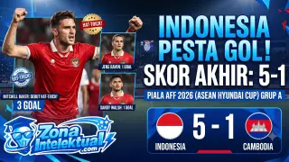Hasil Indonesia vs Kamboja Piala AFF 2026: Pesta Gol Garuda 5-1!