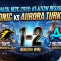 Menguak Fakta: Hasil MSC 2026 ONIC Esports vs Aurora Turki