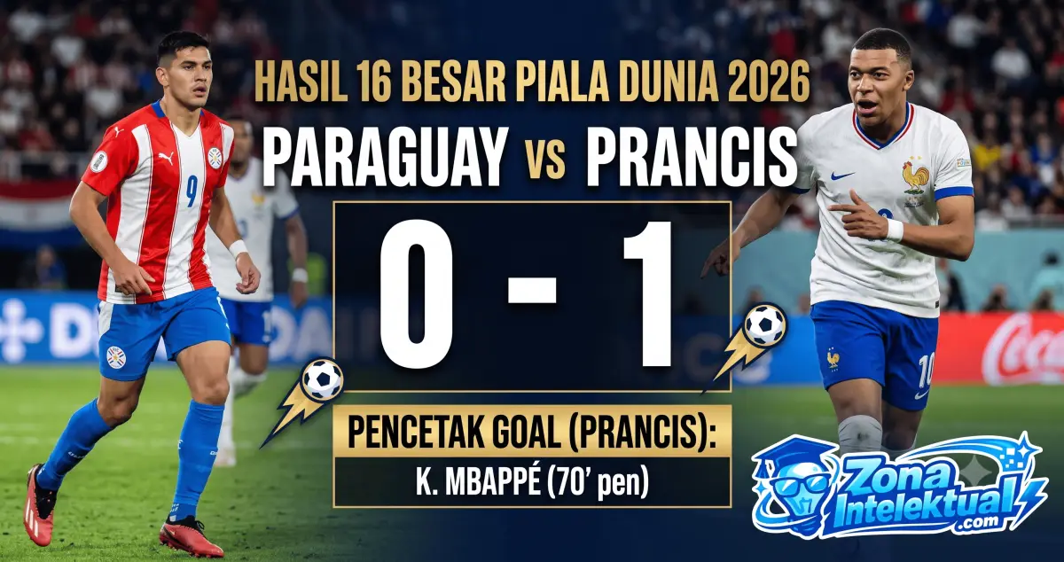 Hasil Paraguay vs Prancis 0-1 Piala Dunia 2026