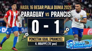 Hasil Paraguay vs Prancis 0-1 Piala Dunia 2026