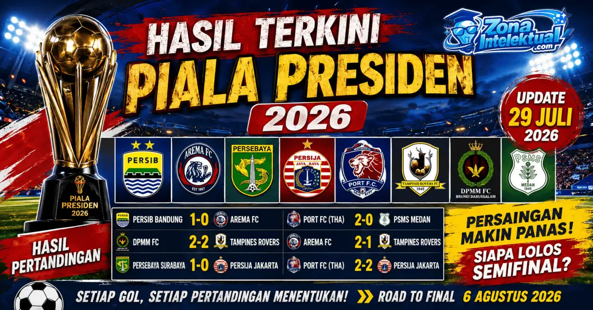 Hasil Terkini Piala Presiden 2026: Siapa Unggul dan Bagaimana Peluang Semifinal?