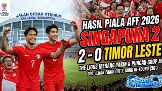 Hasil Singapura vs Timor Leste Piala AFF 2026: The Lions Amankan Tiga Poin Kedua di Grup A!