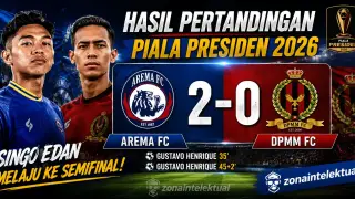 Hasil Skor Arema vs DPMM FC: Singo Edan Melaju ke Semifinal Piala Presiden 2026
