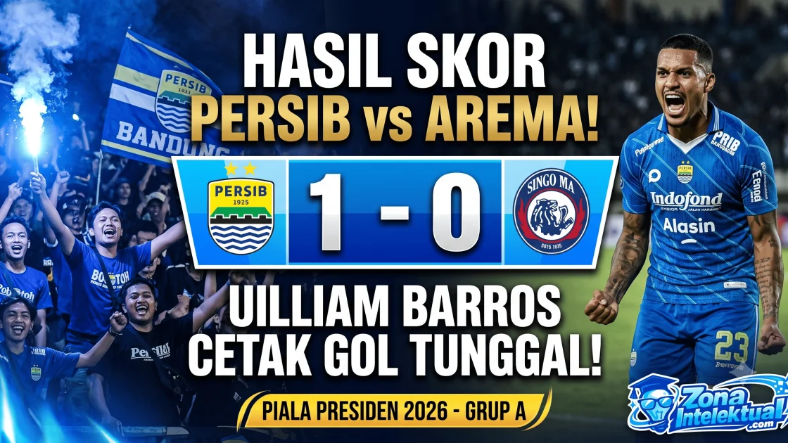 hasil skor persib vs arema
