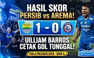 hasil skor persib vs arema