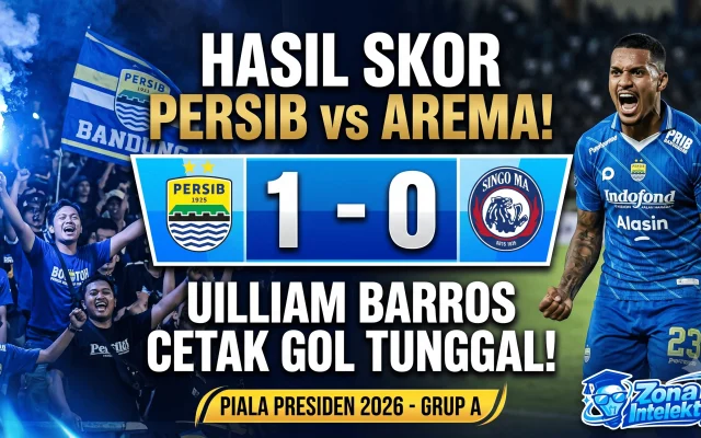 hasil skor persib vs arema