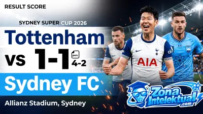 Hasil Skor Tottenham vs Sydney FC: Spurs Menang Dramatis Lewat Adu Penalti!