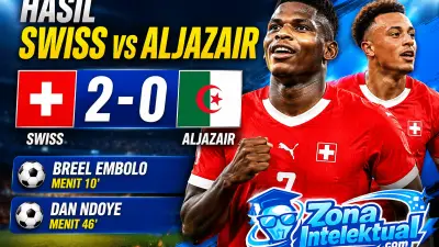 Hasil Swiss vs Aljazair 2-0: La Nati Lolos ke 16 Besar Piala Dunia 2026