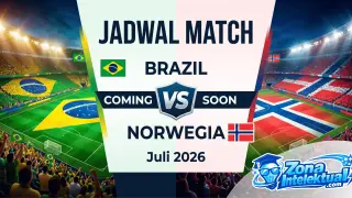 Cara Cek Jadwal Brazil vs Norwegia dan Link Streaming Resmi