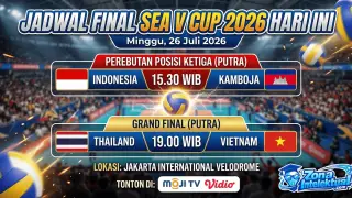 Jadwal Final SEA V Cup 2026 Hari Ini: Siapa Juara Leg 2 di Jakarta?