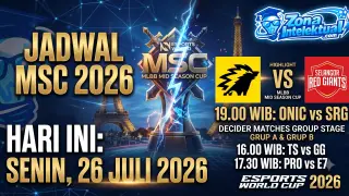 Jadwal MSC Hari Ini (26 Juli 2026): Penentuan Terakhir Group Stage Menuju Knockout!