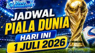 Jadwal Piala Dunia Hari Ini 1 Juli 2026: Babak 32 Besar Lengkap