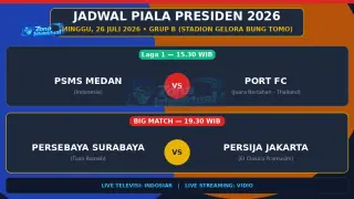Jadwal Piala Presiden 2026 Hari Ini: Jangan Sampai Ketinggalan Aksi Seru!