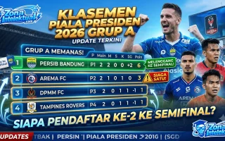 Klasemen Piala Presiden 2026 Grup A