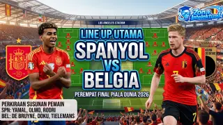 Prediksi Line Up Spanyol vs Belgia di Perempat Final Piala Dunia 2026: Siapa yang Siap Tempur?