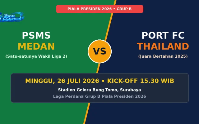 PSMS Medan vs Port FC Piala Presiden