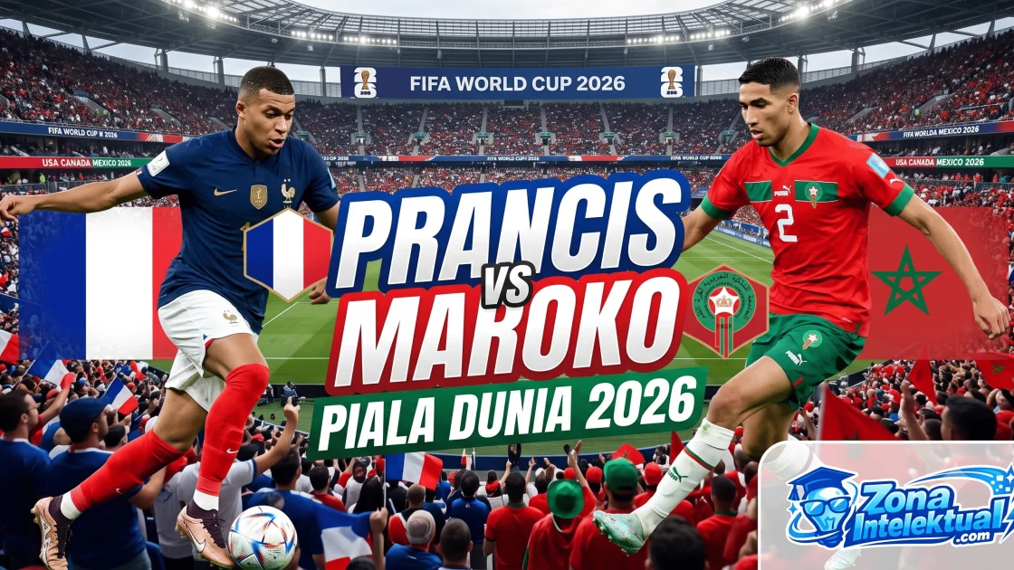 prancis vs maroko piala dunia 2026