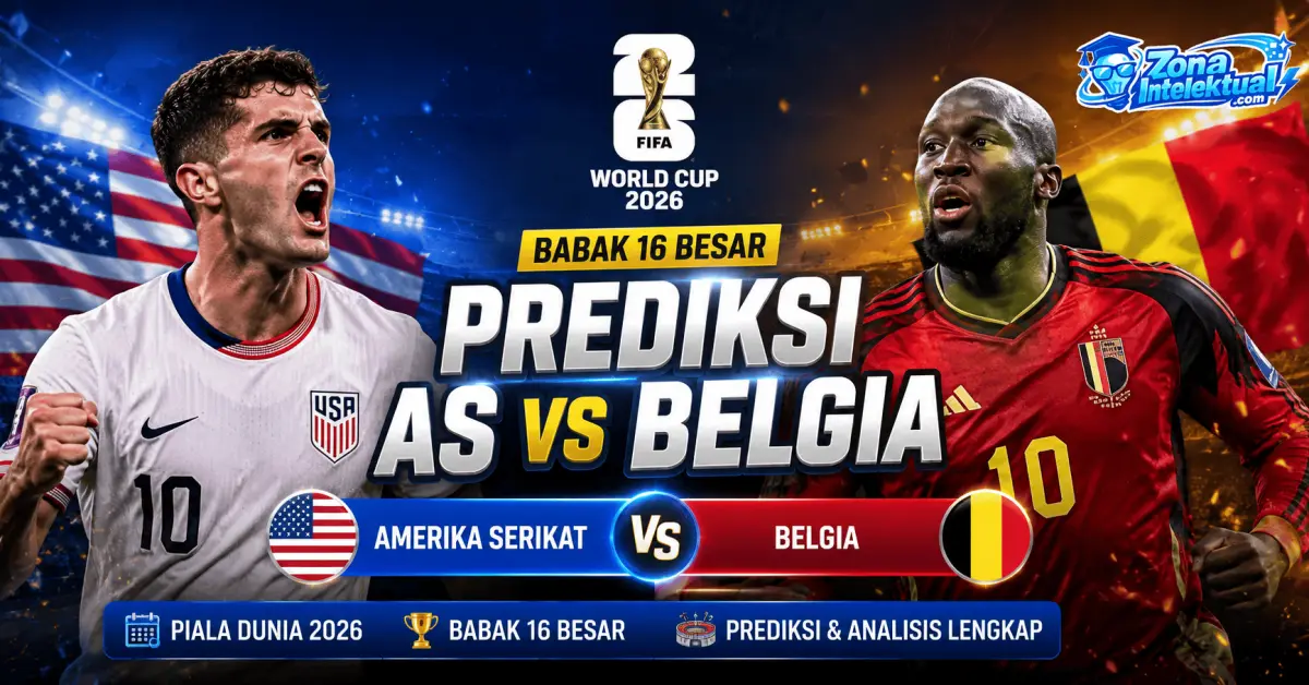 Prediksi AS vs Belgia di Babak 16 Besar Piala Dunia 2026: Siapa Lolos ke Perempat Final?