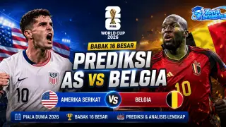Prediksi AS vs Belgia di Babak 16 Besar Piala Dunia 2026: Siapa Lolos ke Perempat Final?