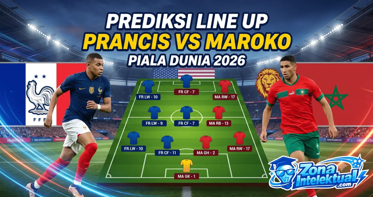 Prediksi Line Up Prancis vs Maroko di Perempat Final Piala Dunia 2026: Siapa yang Akan Melaju?