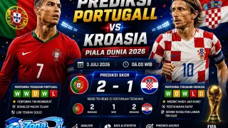 Prediksi Portugal vs Kroasia Piala Dunia 2026 3 Juli