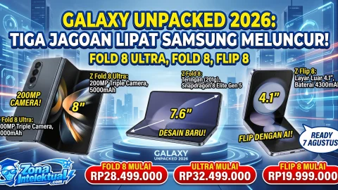 Resmi Meluncur! Ini Dia Samsung Galaxy Z Fold 8, Z Fold 8 Ultra, dan Z Flip 8