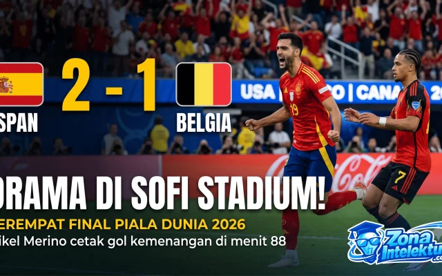 skor spanyol vs belgia
