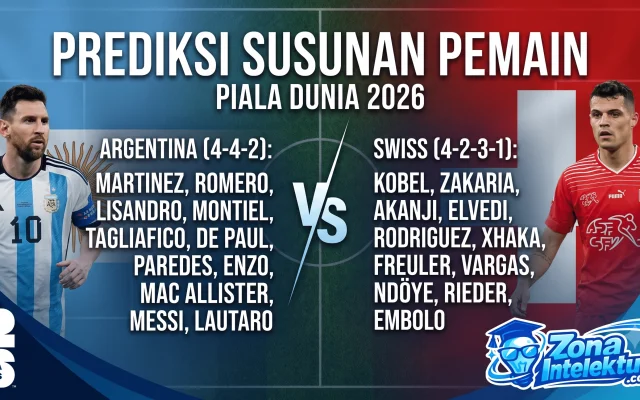 susunan pemain argentina vs swiss piala dunia 2026