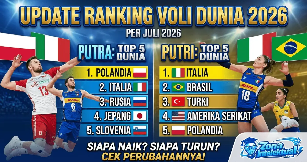 Update Ranking Voli Dunia Terbaru: Siapa Tim Terbaik Saat Ini?