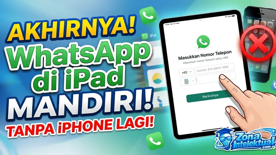 WhatsApp di iPad Kini Mandiri: Tak Perlu iPhone Lagi untuk Pendaftaran Awal!